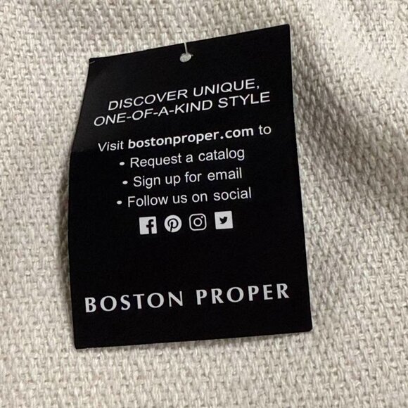 Boston Proper NWT Floral Embroidered Raffia Fringe Mini Skirt size 16 - Picture 7 of 16